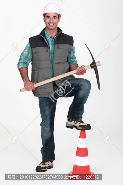 道路工人冒充