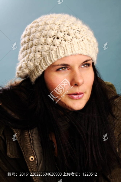 女人與White,Hat