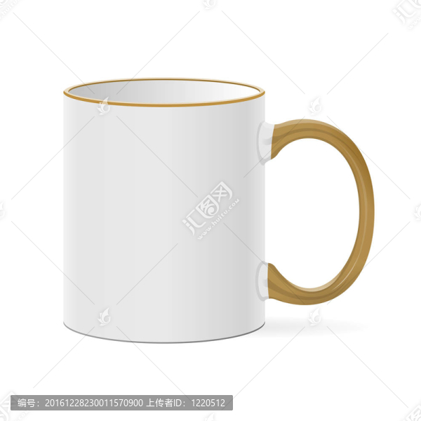白色的咖啡杯