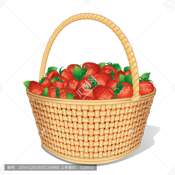 Strawberry,Basket