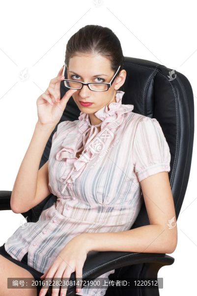 年輕的女商人