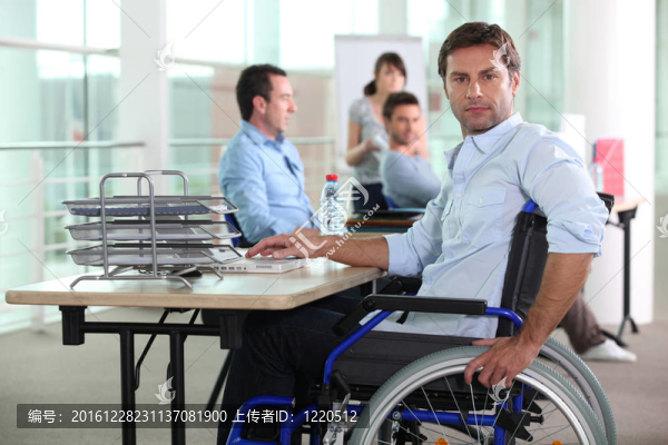 輪椅工作人員