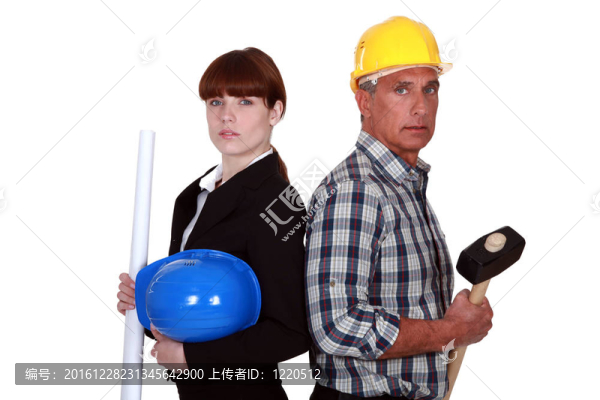建筑師和建筑工人