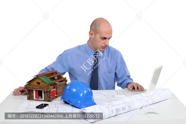 建筑師與模型