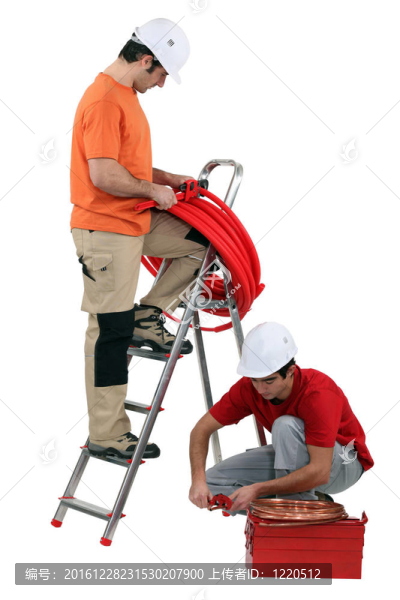 在工作的商人多