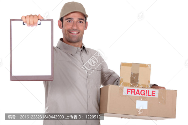 送包裹的人
