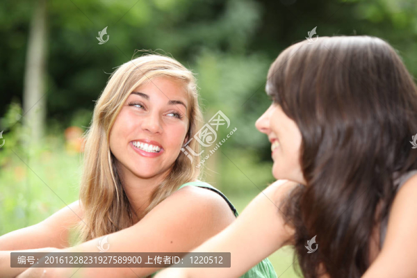 朋友的微笑