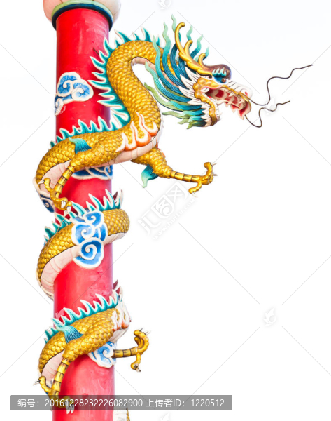 中華寺龍雕像
