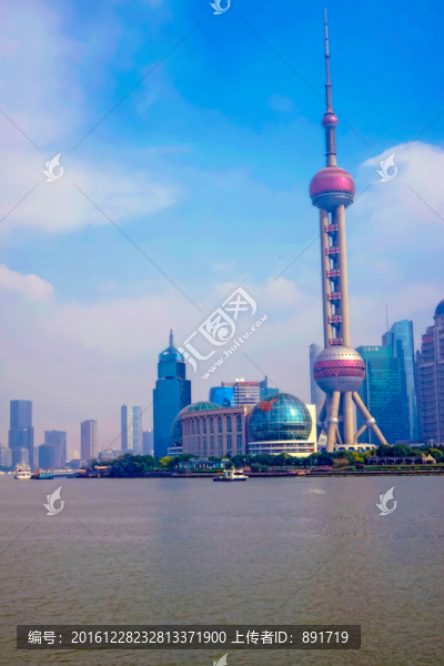 上海外灘全景,陸家嘴建筑群高清