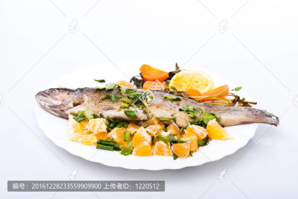烤鱒魚