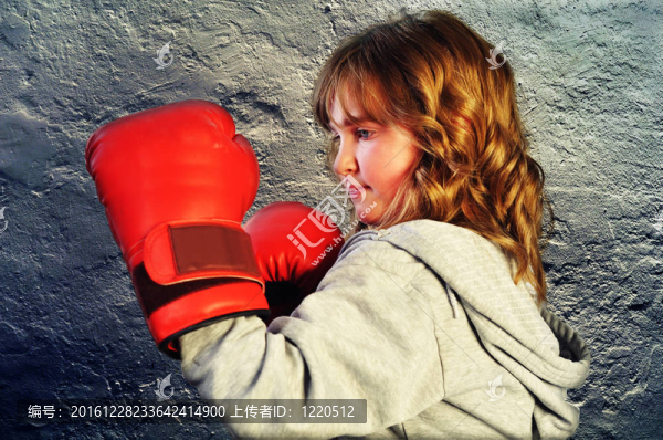 紅色拳擊手套