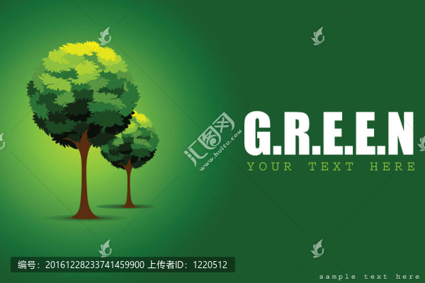 綠色概念樹
