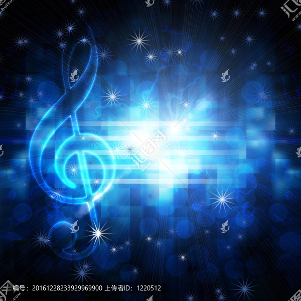 發(fā)光的音樂符號(hào)