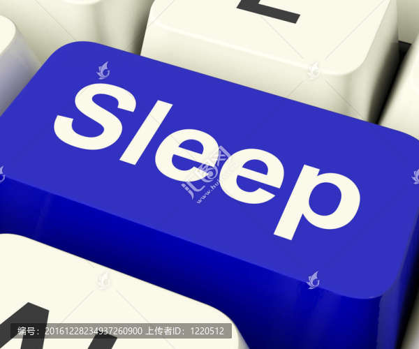 睡眠電腦按鍵顯示失眠或睡眠障礙在線