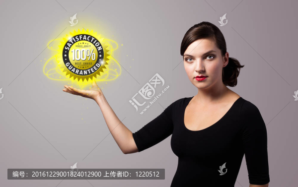 女子虛擬營(yíng)業(yè)標(biāo)志