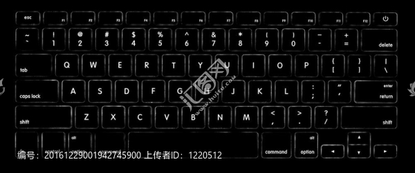 鍵盤(pán)下點(diǎn)亮
