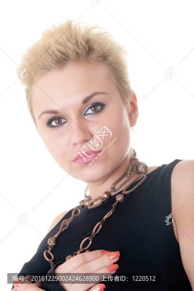 金發(fā)女郎的肖像