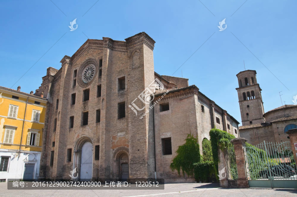 圣弗朗西斯科Del,Prato教授教會。帕爾馬。Emilia,Romagna。意大利.