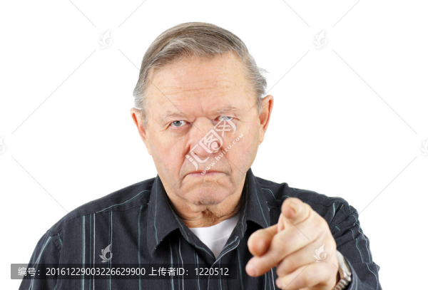 老頭指著你