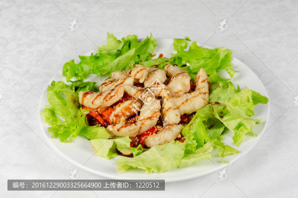 烤菲力鱸菜