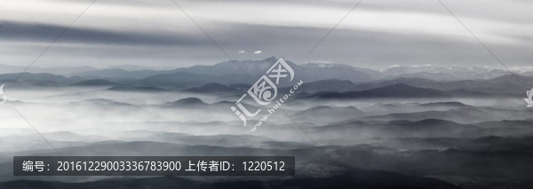 阿爾卑斯山鳥瞰圖
