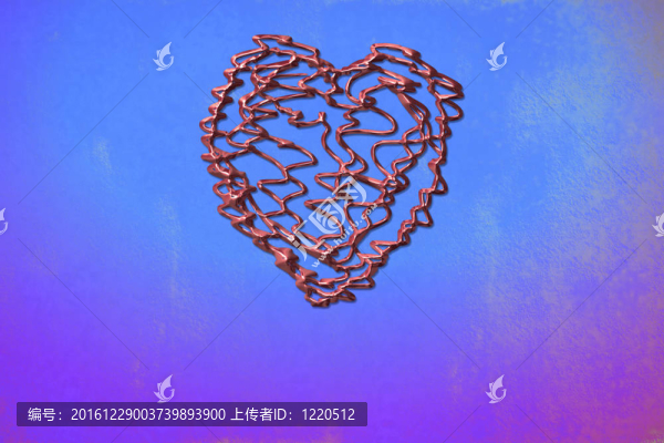 垃圾五顏六色的情人節(jié)卡