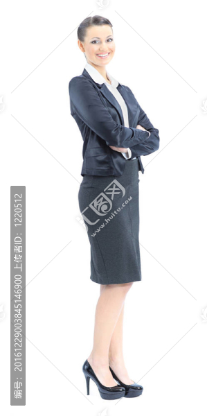 美麗的女商人很好的微笑