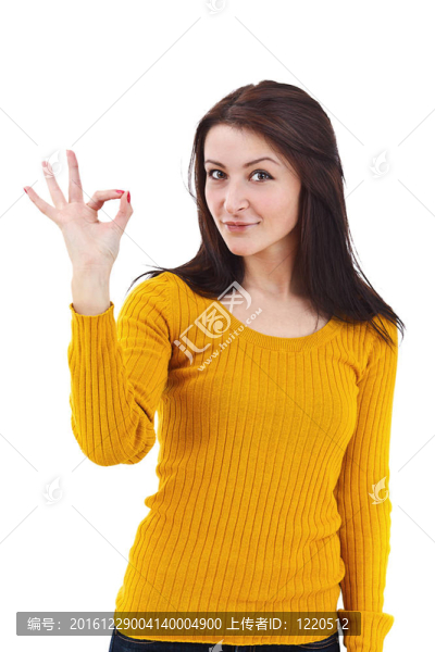 一個好女人的手勢符號