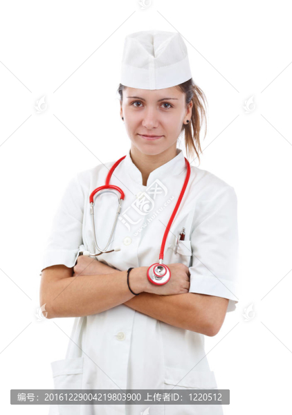 年輕女醫(yī)生肖像