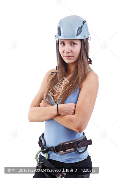登山的女人