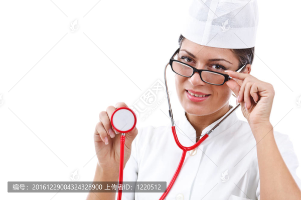 一位年輕女醫(yī)生的畫像