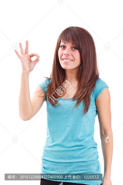 一個(gè)好女人的手勢符號