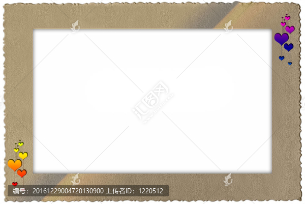 復(fù)古舊彩色相框