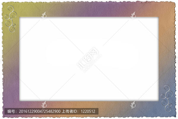 復(fù)古舊彩色相框
