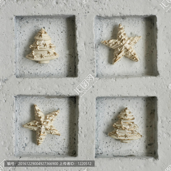 框架的圣誕裝飾