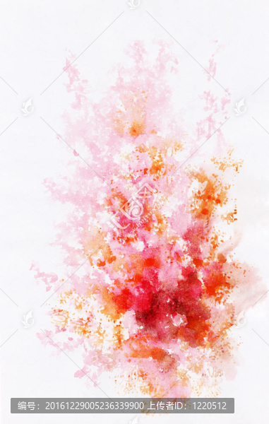 抽象背景；水彩
