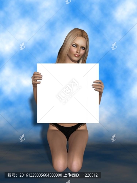 性感金發(fā)女郎海報