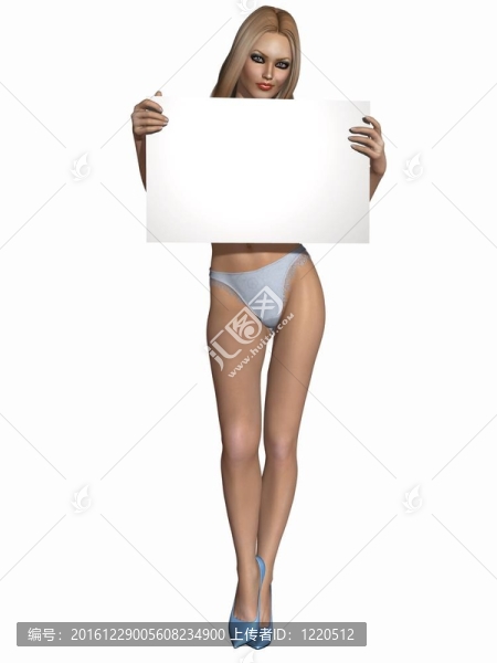 性感金發(fā)女郎海報(bào)