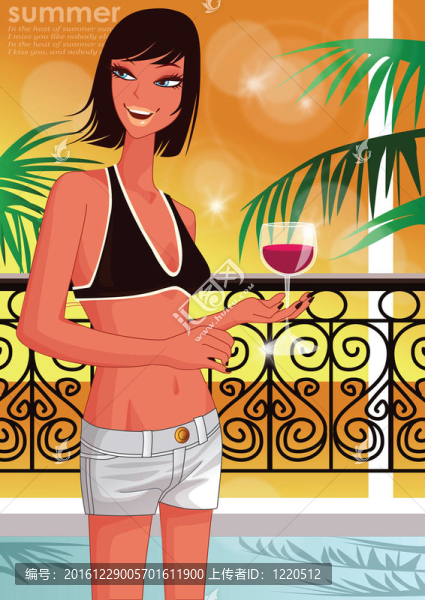 Beach的女人