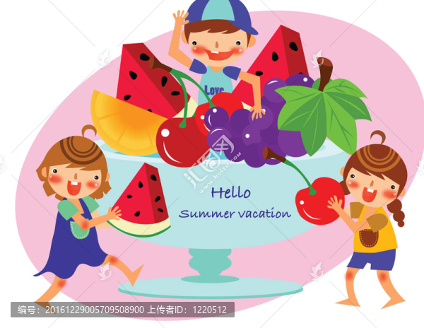 孩子們在夏天