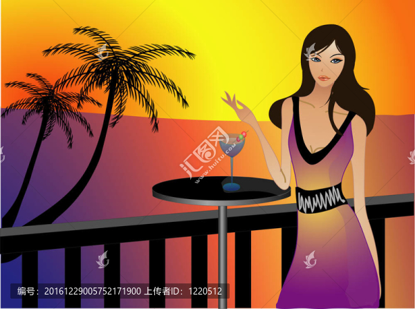 女人在夏天