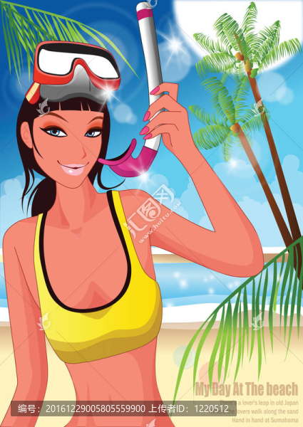 Beach的女人