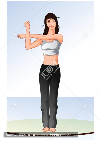 女人在瑜伽