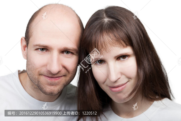 夫婦微笑