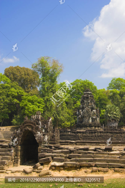 Preah,Neak,Poan；柬埔寨