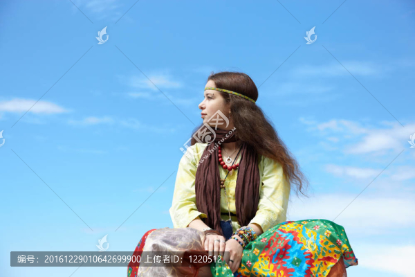 嬉皮士的女人