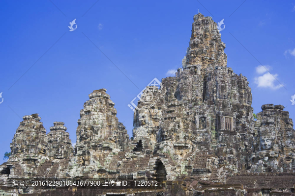 巴戎寺寺；通王城；柬埔寨