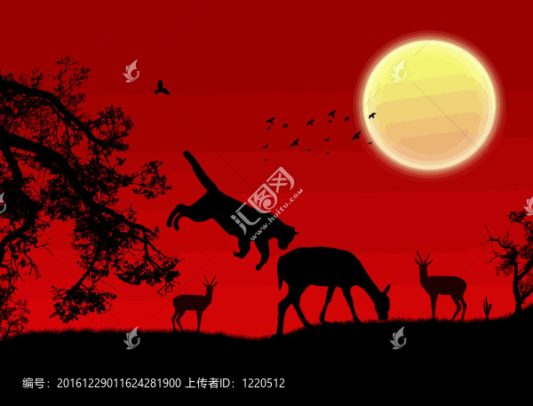 野生動物的背景
