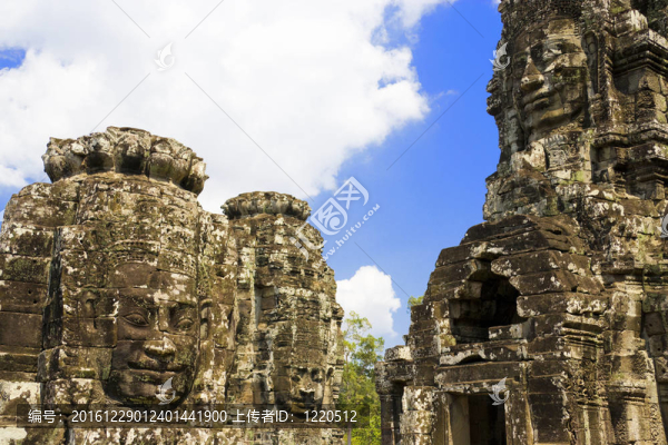 巴戎寺寺；通王城；柬埔寨