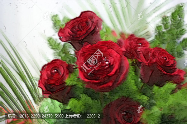 抽象花玫瑰